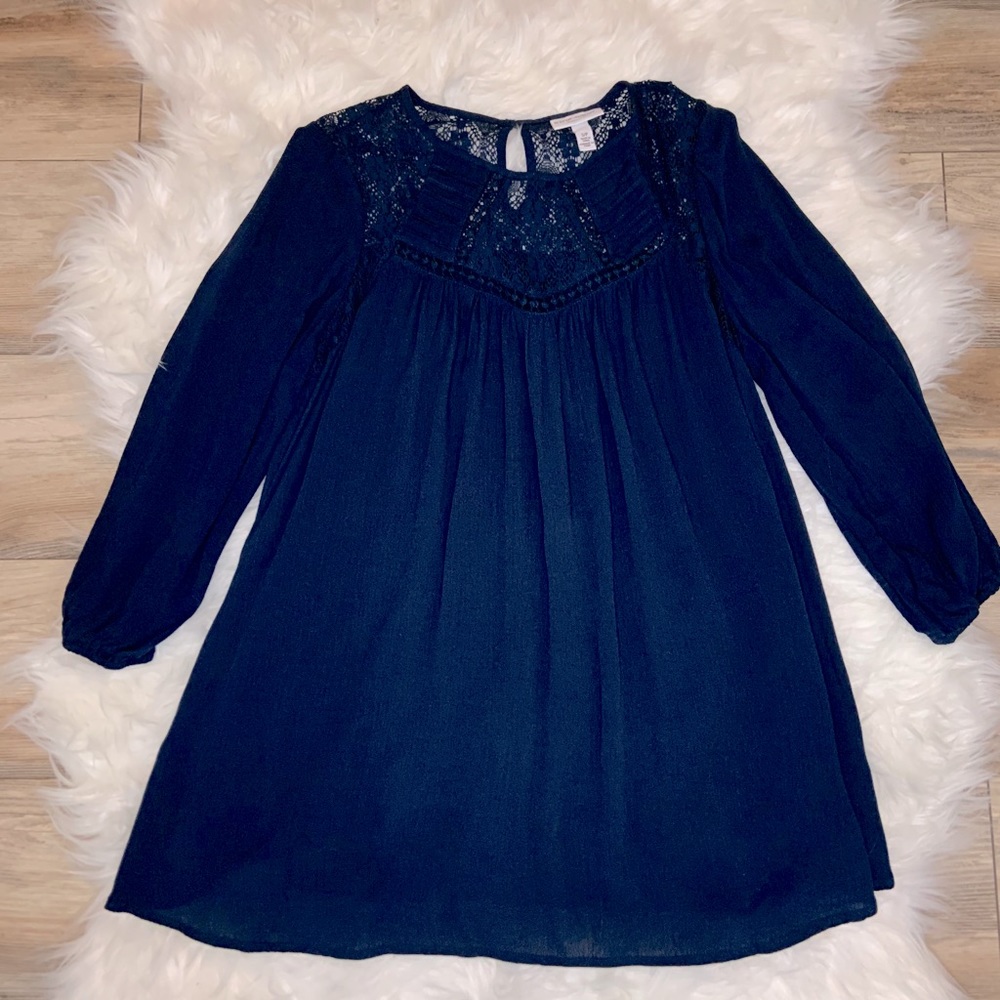 Liz Lange Maternity Blue Shirt